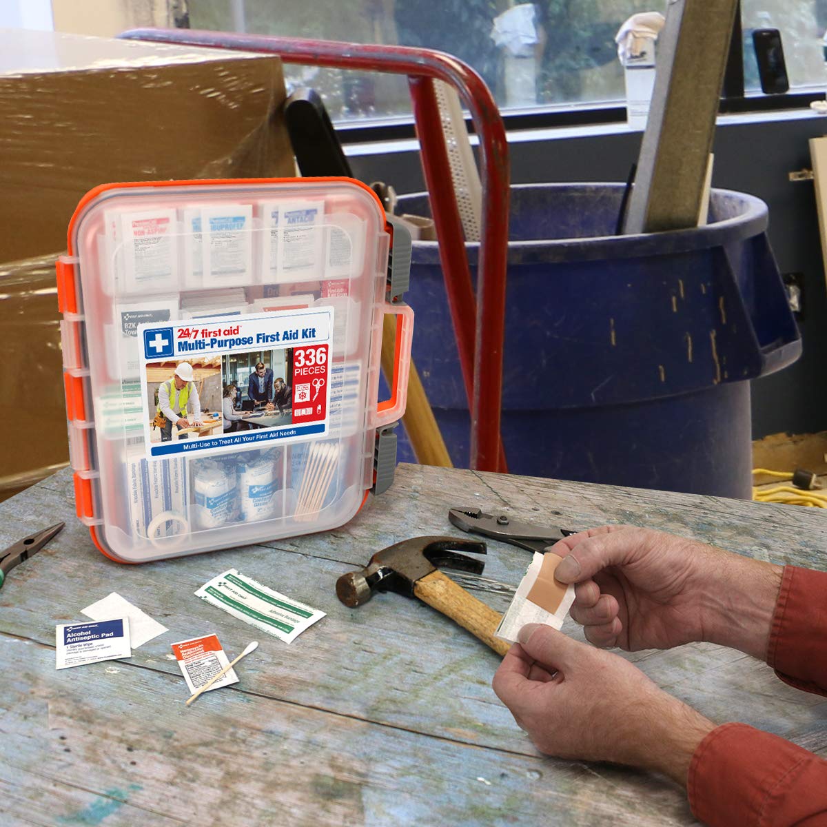 24/7 First Aid kit portable design aids on-the-go preparedness