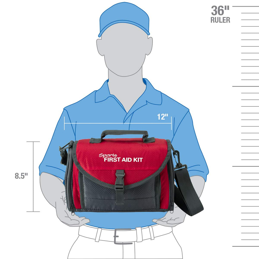 Under-bench storage fit of 24/7 First Aid Coaches Kit