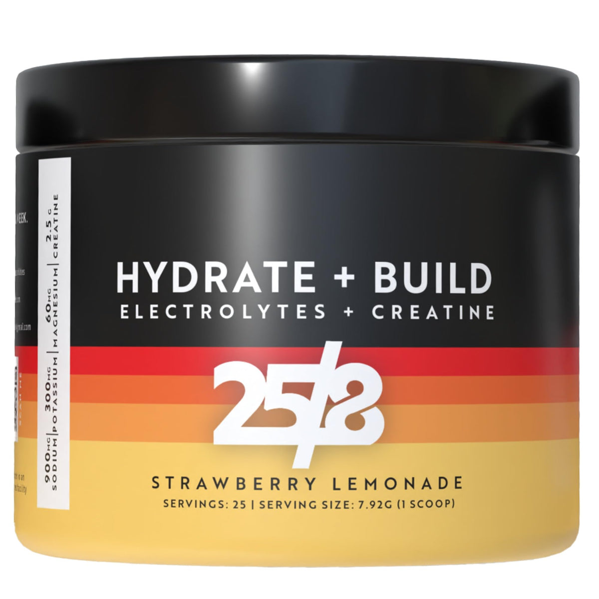 258 Endless Possibilities 25/8 electrolyte creatine jar front view for daily hydration