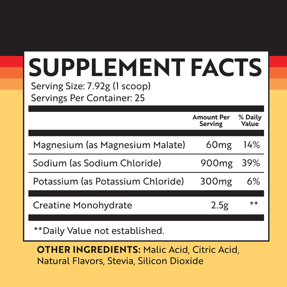 258 Endless Possibilities 25/8 label close-up highlighting sugar-free formula