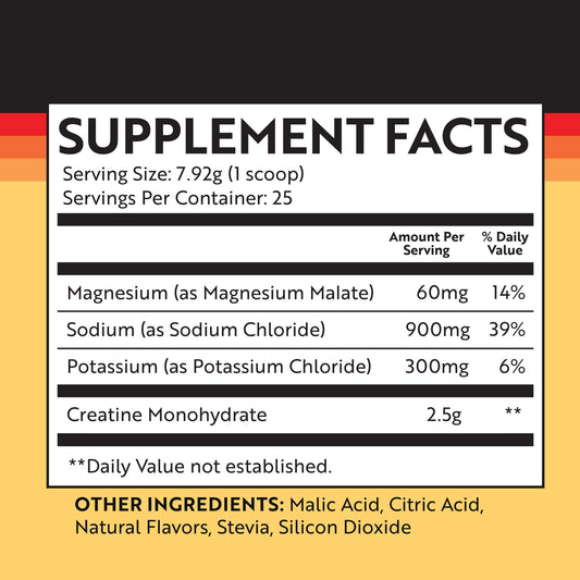258 Endless Possibilities 25/8 label close-up highlighting sugar-free formula