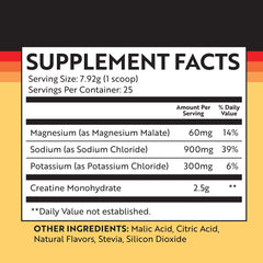 258 Endless Possibilities 25/8 label close-up highlighting sugar-free formula