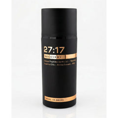 27:17 Recovery Copper Peptide bottle showing fast-absorbing formula for joints and muscles