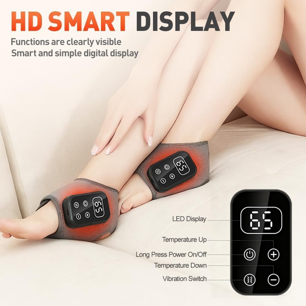 2PC Foot Triple Method Massager featuring ankle relaxation focus for improved circulation.