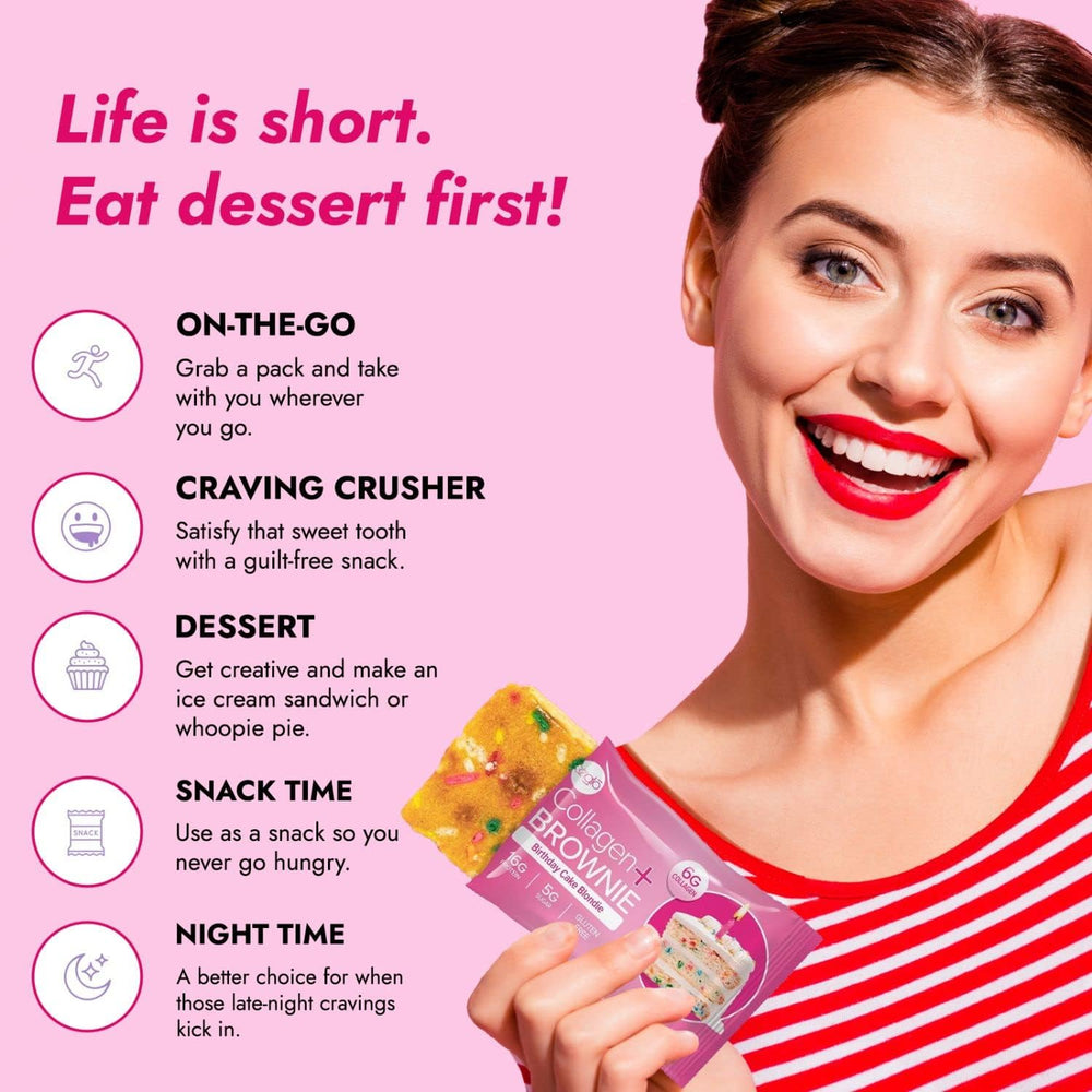 321glo collagen brownie keto-friendly option for low-carb diets