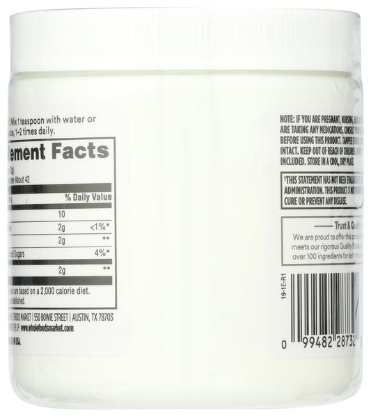 365 D-Mannose powder scoop demonstrating precise serving size for convenient daily routine.