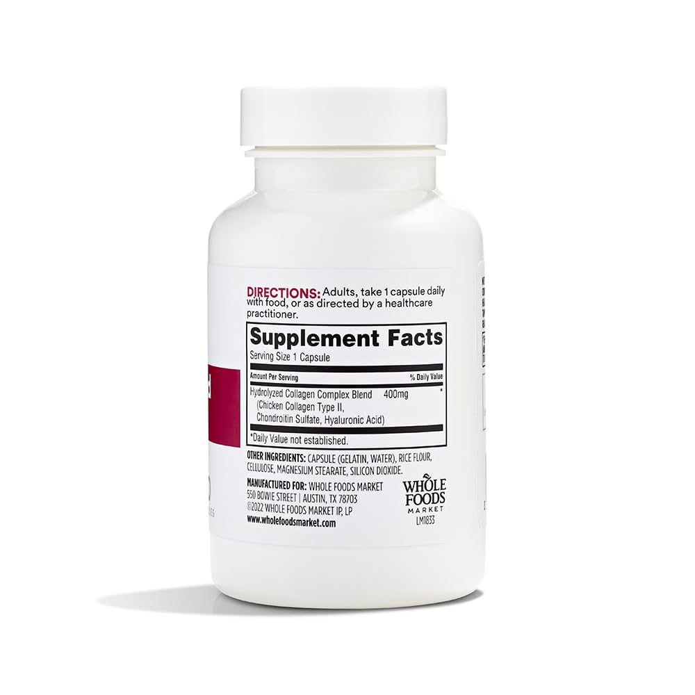 365 Hyaluronic Acid blend capsules shown in containers support daily joint function.