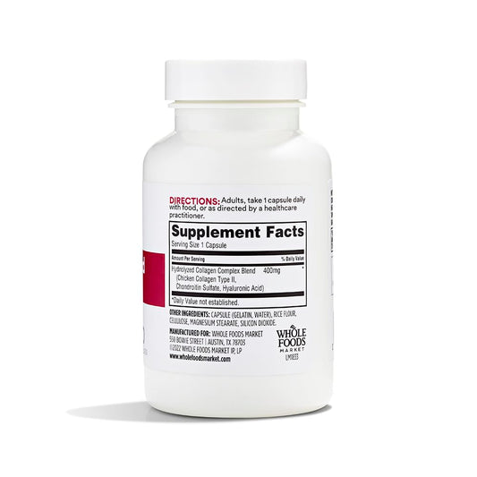365 Hyaluronic Acid blend capsules shown in containers support daily joint function.