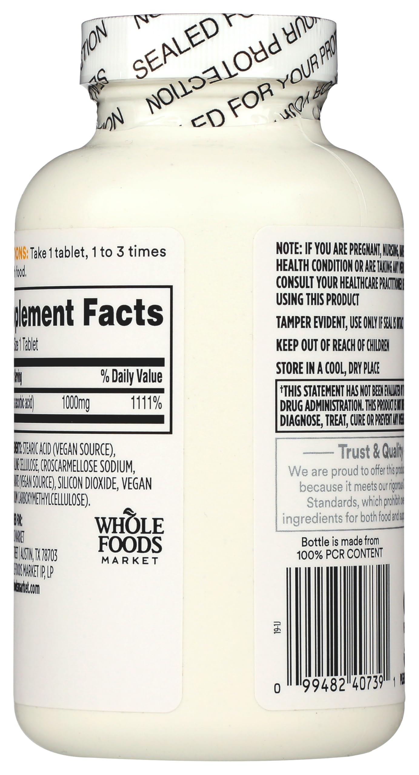 365 Vitamin C 1000mg packaging transition reveals a refreshed look while preserving product quality.