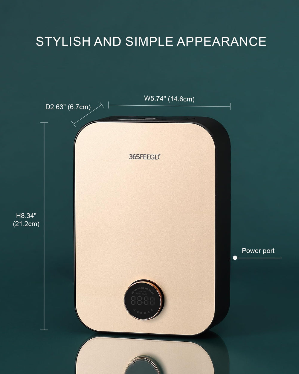 365FEEGD 1700 sq ft coverage delivers room-wide fragrance.