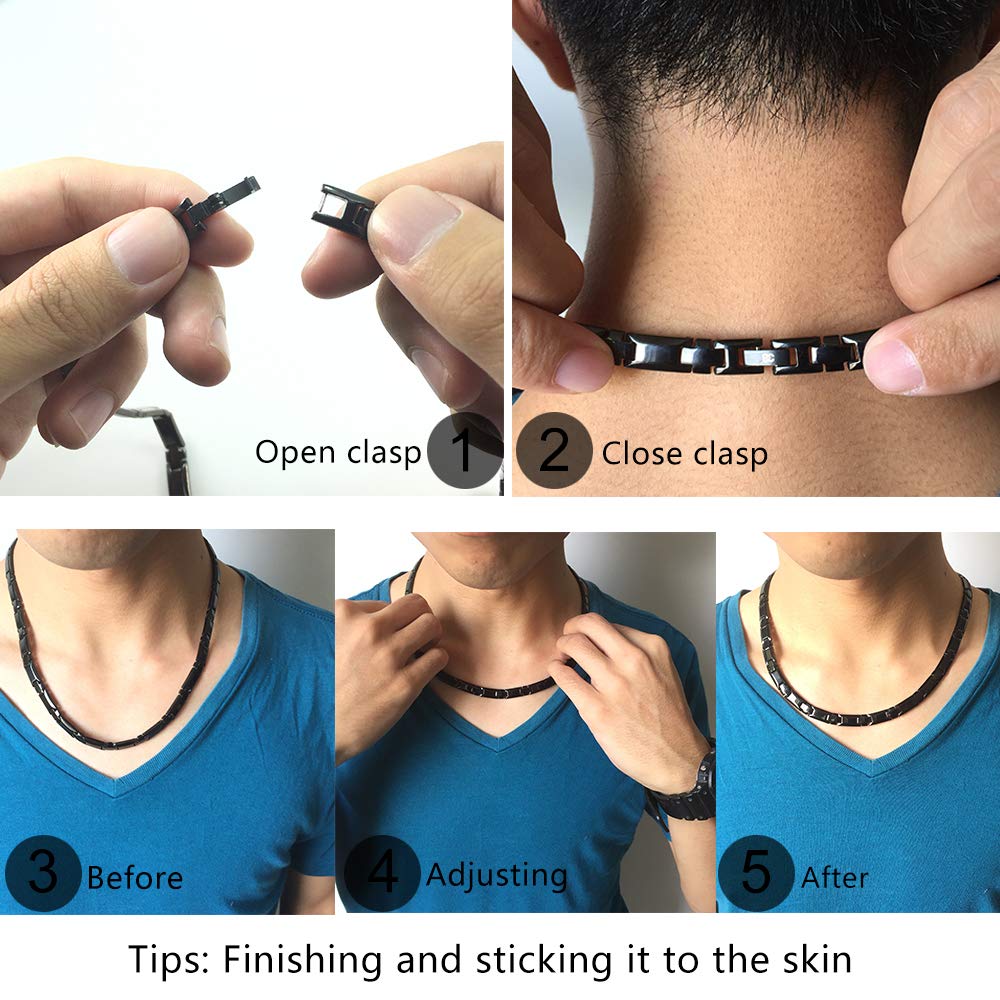 Packaging-ready gift presentation of 38 cross necklace in black