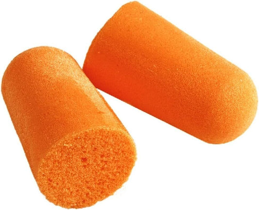 3M 1100 foam earplugs in a box provide soft, comfortable hearing protection.
