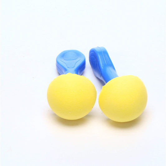 3M E-A-R Express Pod Plugs yellow foam tips paired with blue grips for comfort