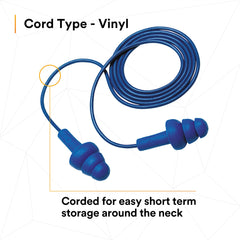 Factory floor scene with 3M UltraFit ear plugs in a loud environment