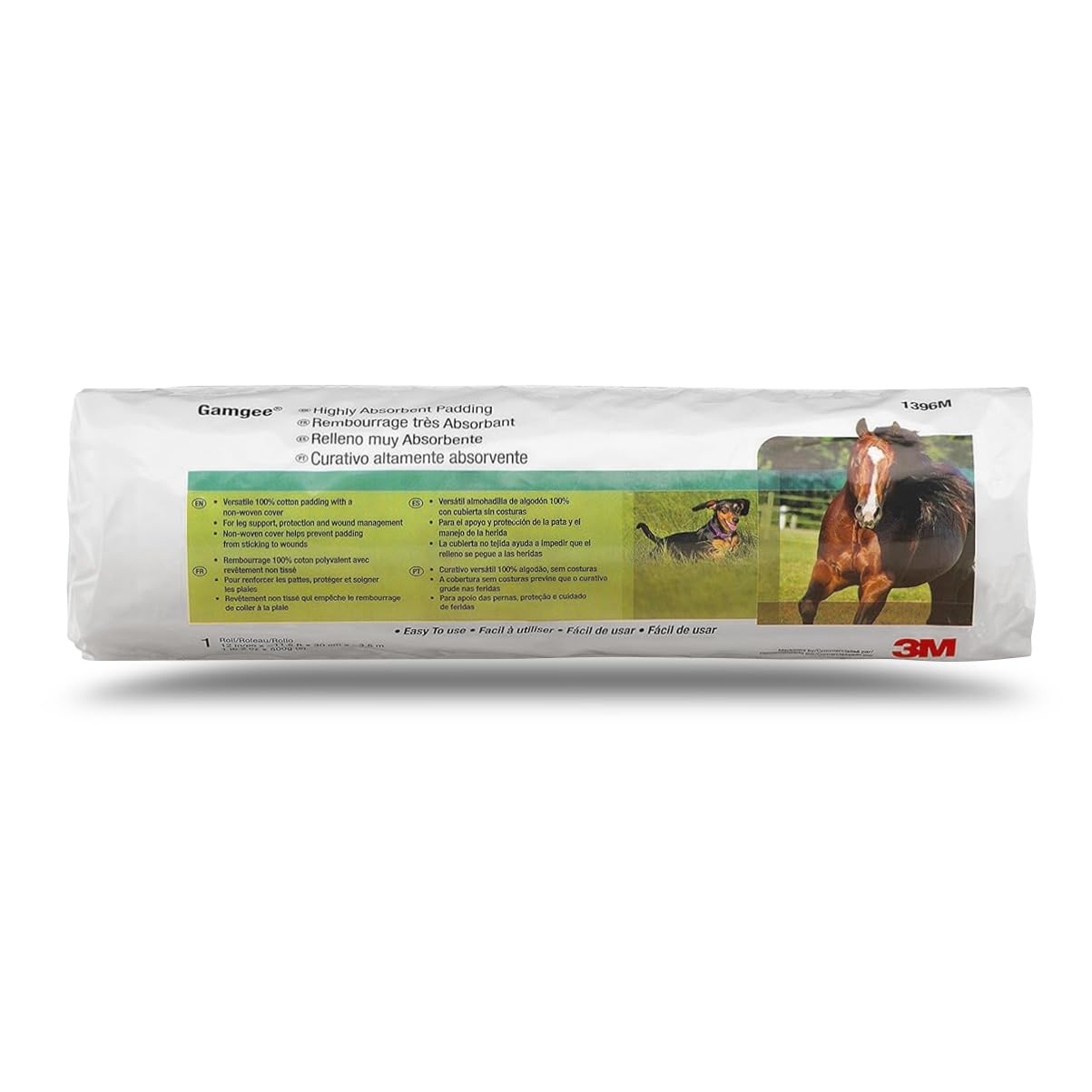 3M Gamgee 12x11.5 absorb pad packaging for wound care use.