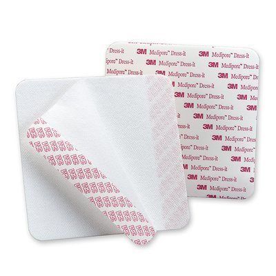 3M Medipore Dress-It Pr-Cut Dressing Cover in white, breathable soft cloth for secure dressings