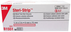 3M Steri-Strip Blend Tone Skin Closure front view; discreet, skin-toned closure for minor wounds.