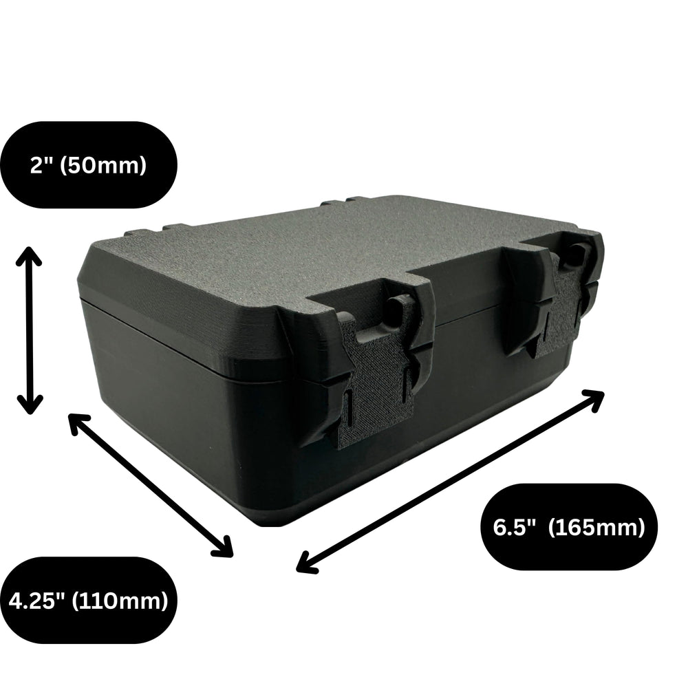3ml Vial Storage Case durable snap-latch lid protecting contents during movement