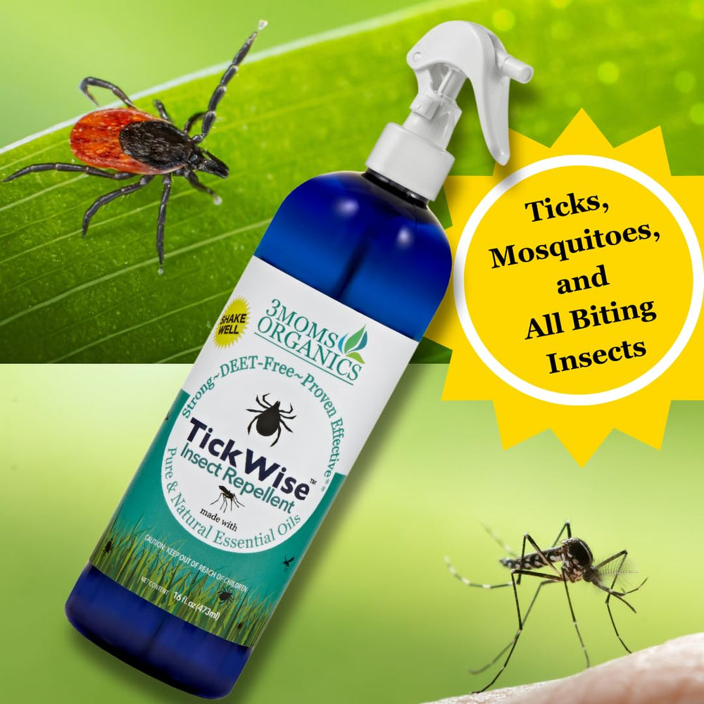 TickWise on clothing and skin, safe for family outdoor use