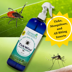 TickWise on clothing and skin, safe for family outdoor use