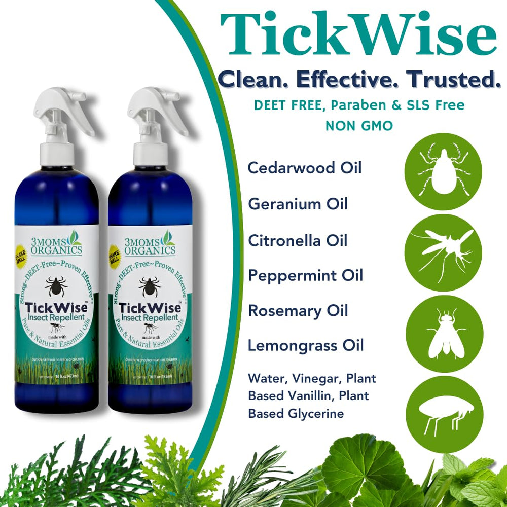 Dog-friendly TickWise applied to a dog's collar for outdoor safety.