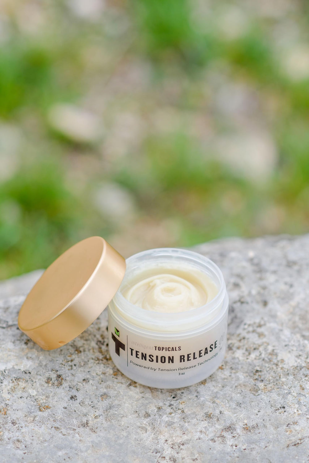 3rd Rock Essentials tension-release gel application on skin after activity