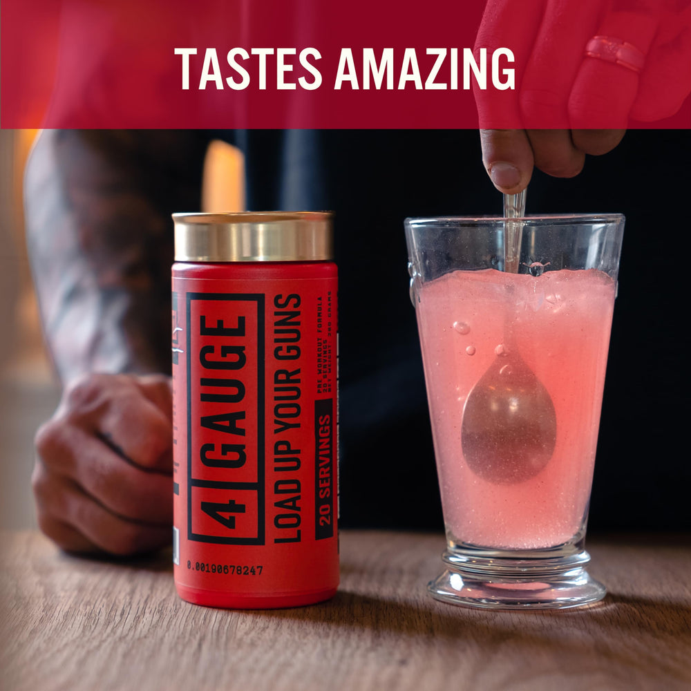 Ingredient list on 4 Gauge Natural Preworkout featuring L-Citrulline