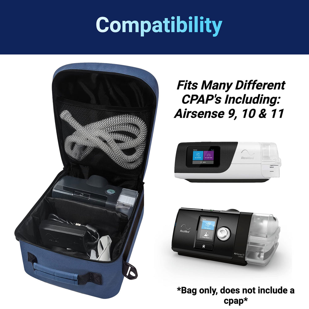 Lightweight design of the 40Winkz CPAP travel bag for effortless travel