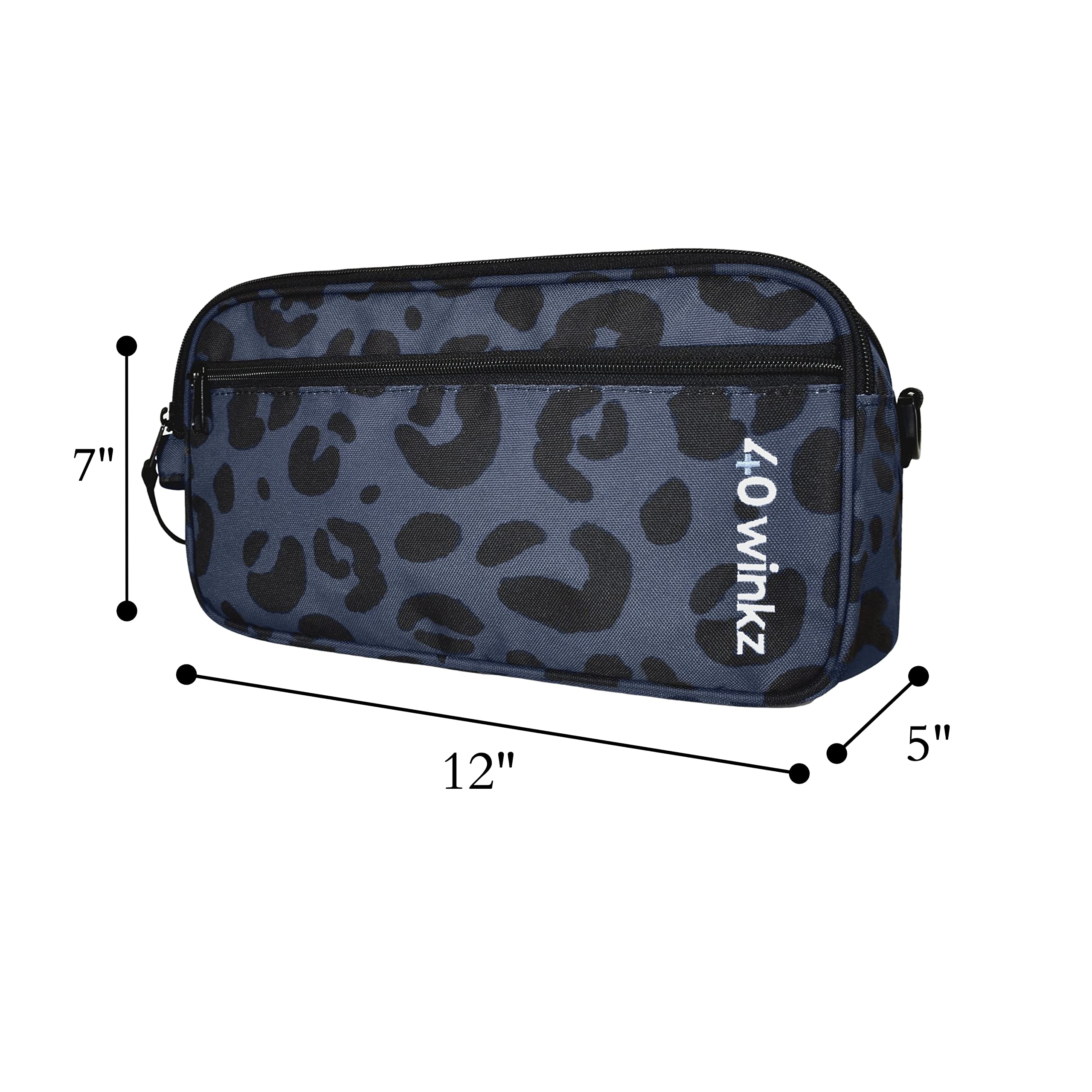 40Winkz water-resistant nylon exterior protects CPAP gear during travel.