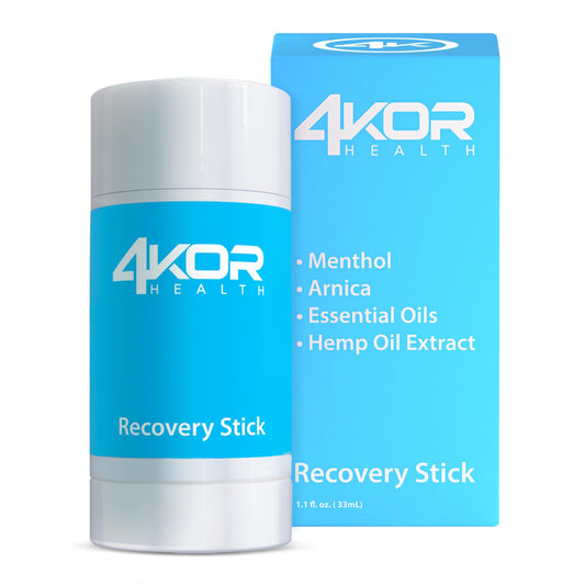 4KOR Hemp Infused Balm Stick cooling image for post-workout refreshment.