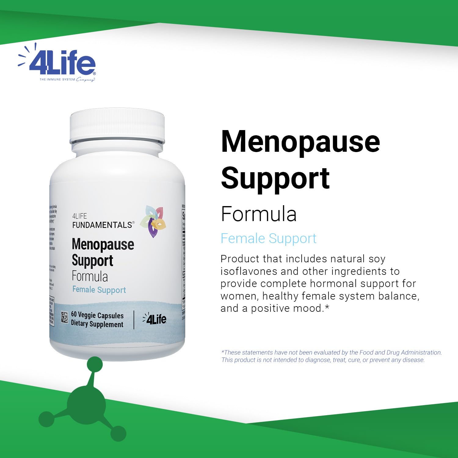 4Life BioGenistein Ultra bottle featuring black cohosh herb