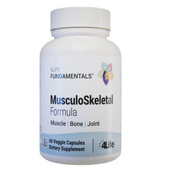 4Life Musculoskeletal Formula bottle label showing the product and joint support focus
