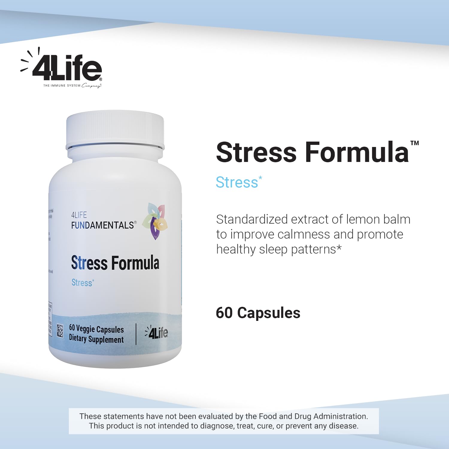 Capsules pour from bottle, suggesting easy daily relaxation