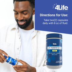4Life Transfer Factor Plus capsule close-up for convenient daily use.