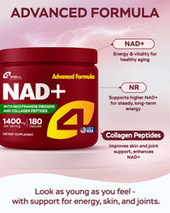 4Well Gotu Kola NAD Plus capsules close-up for reliable daily energy support
