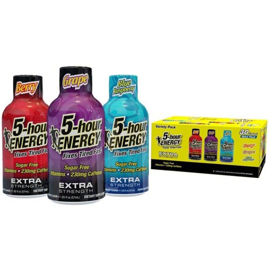 5-Hour ENERGY Berry shot bottle delivers quick, sugar-free energy for busy mornings