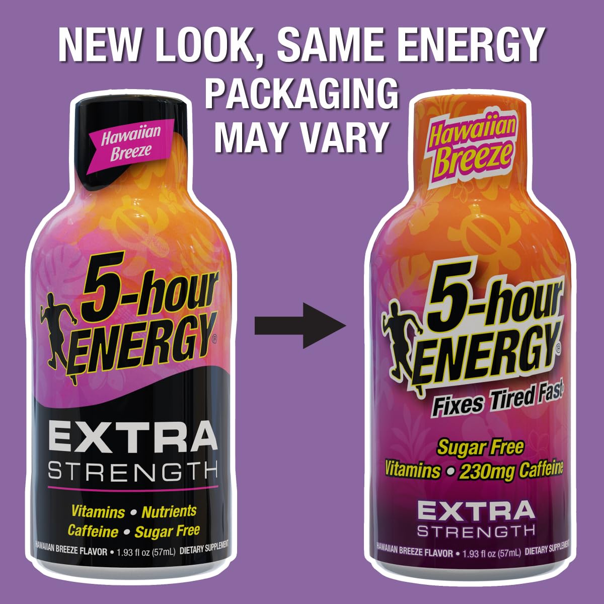 5-hour ENERGY caffeine blend with B-vitamins supports sustained focus.