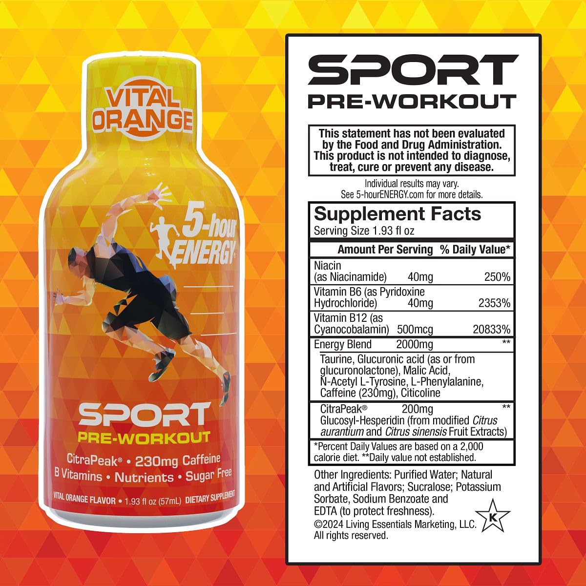 Citrapeak bottle pour showing fast energy during training.