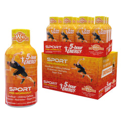 5-Hour ENERGY Extra Strength Sport Shot Citrapeak bottle for quick workout energy.