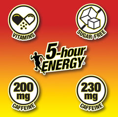 5-hour ENERGY grape shot single-serve pack ready for busy days.