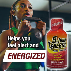 Pocket-size energy shot ideal for travel and on-the-go use.