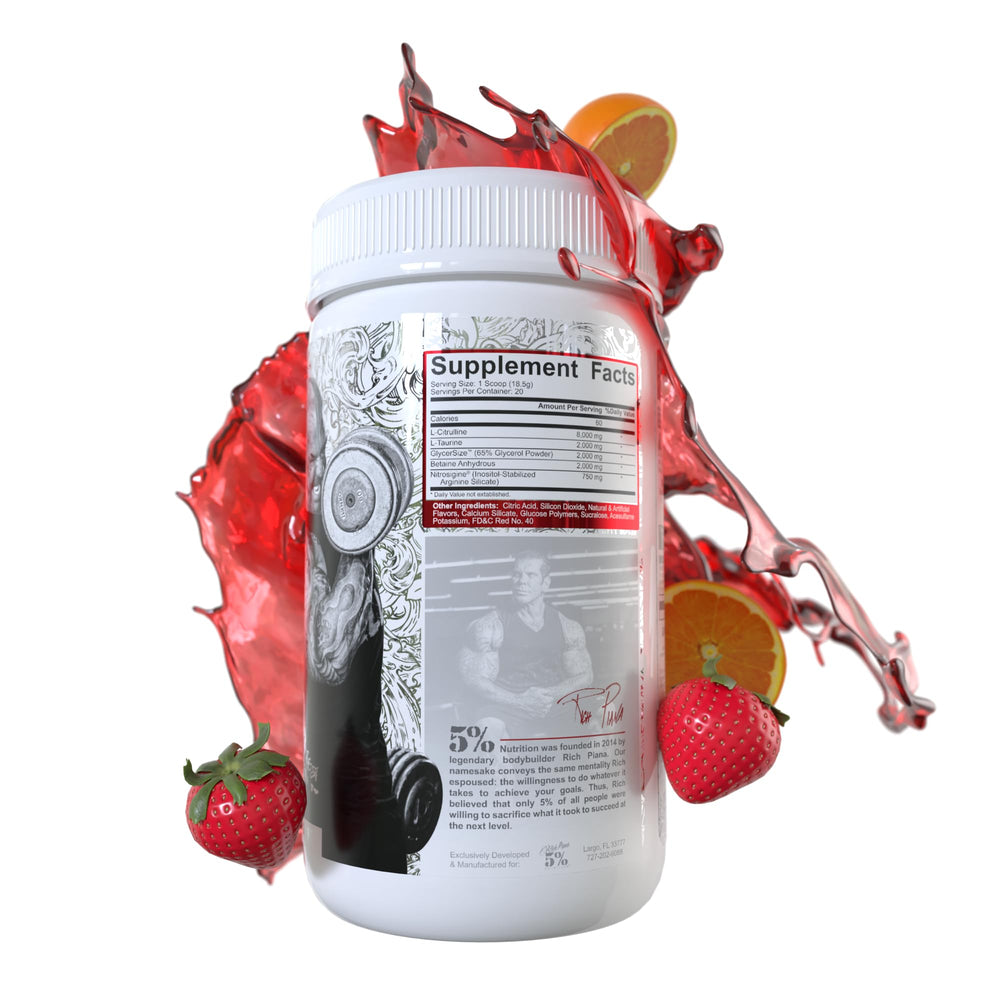 FullAF powder scoop with pure L-Citrulline and beet root ingredients.