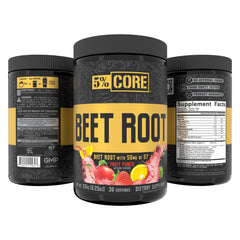 5% Nutrition Organic Core Beet Root scoop highlights convenient 6000 mg per serving.