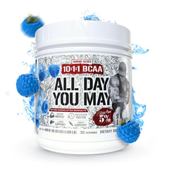 GMP certification seal beside Rich Piana ADYM BCAA tub