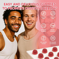 6525080 Clean Fiber Gummies serving image highlighting 4g fiber per serving