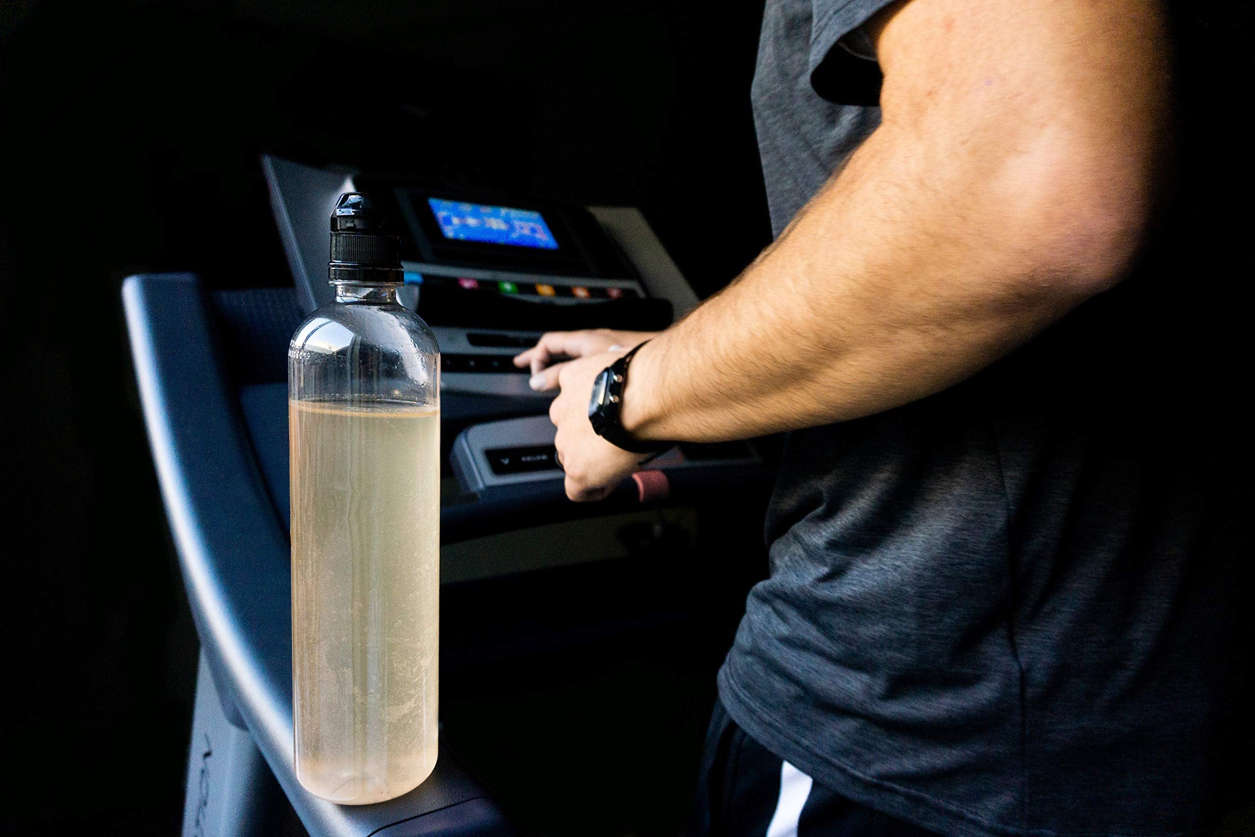 6AM Run Lemonade label closeup shows clean ingredients.