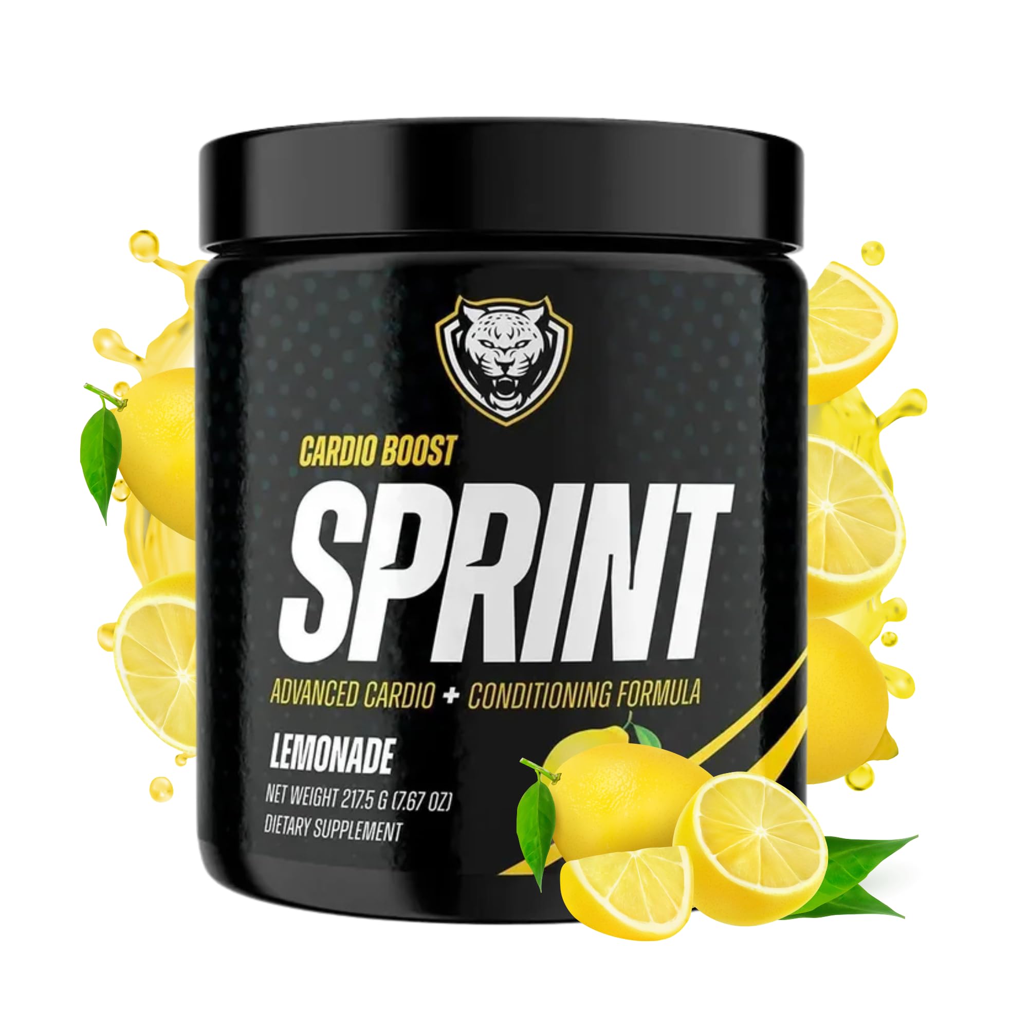 6AM Run Lemonade pre-workout powder tub for travel-ready performance.