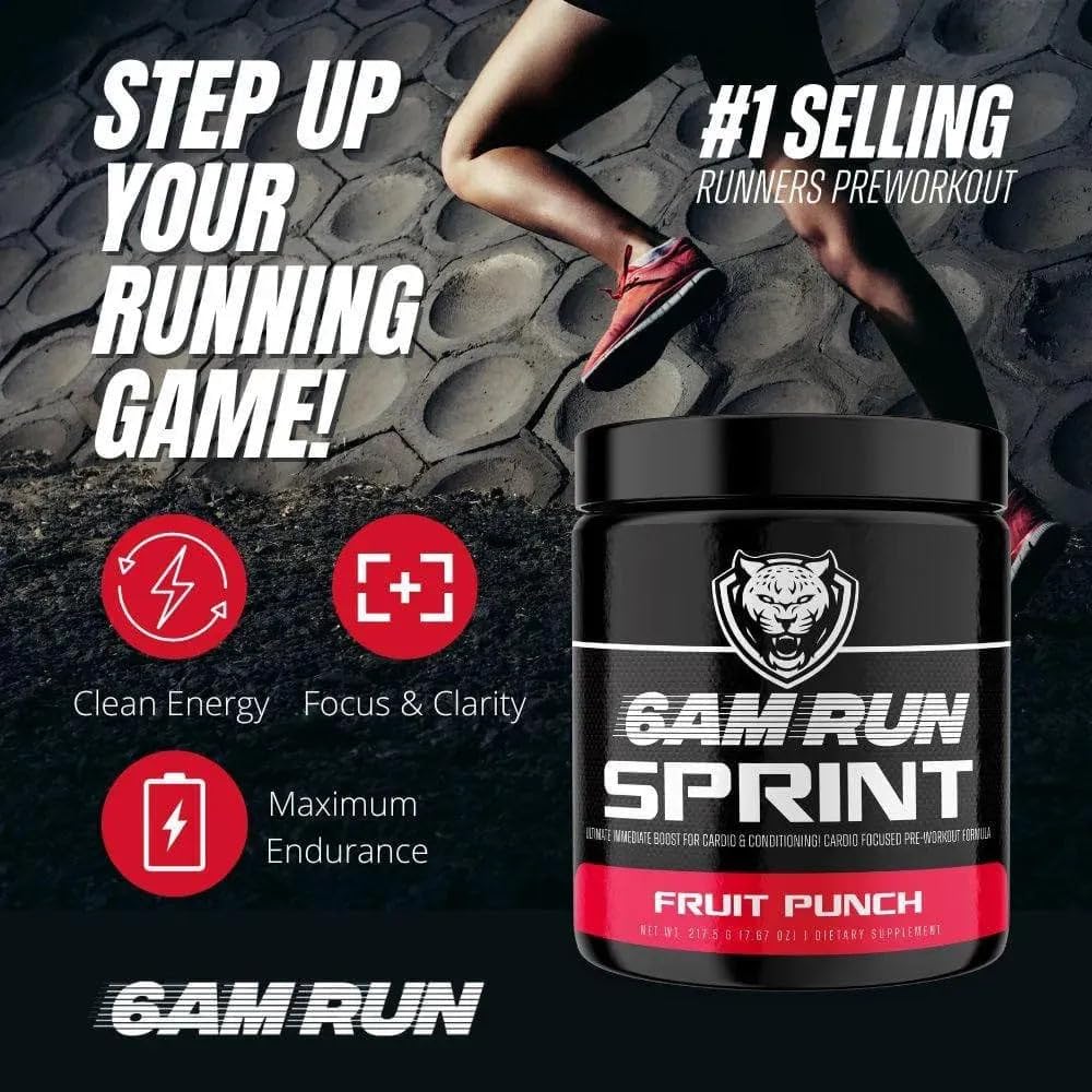 6AM Run Lemonade ready-to-drink bottle for easy pre-run fueling.
