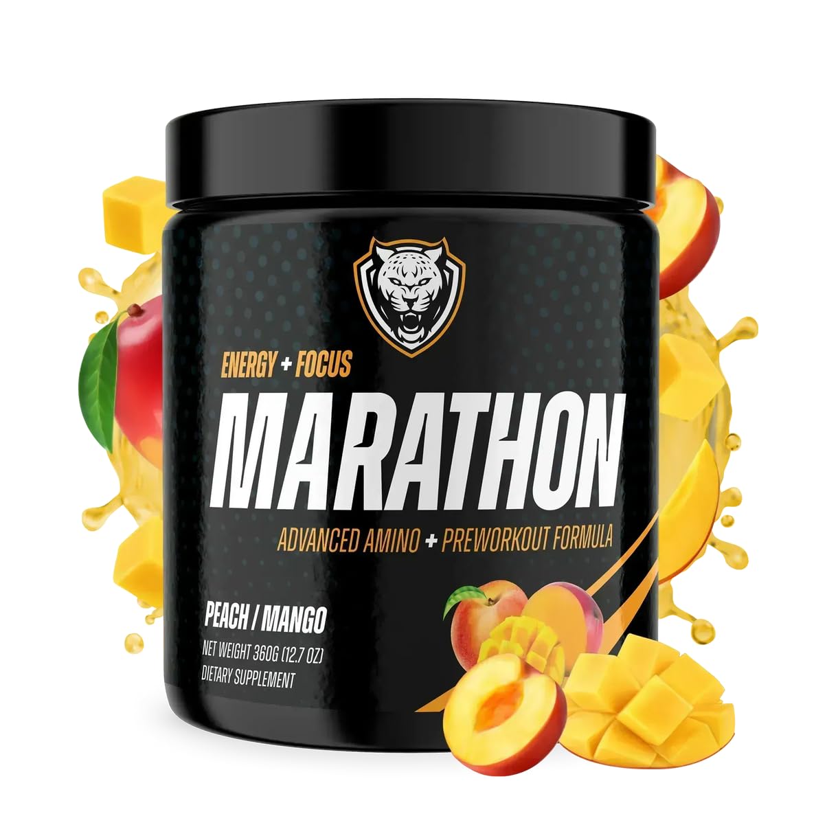 6AM Run Marathon bottle pour shows smooth energy for long runs.