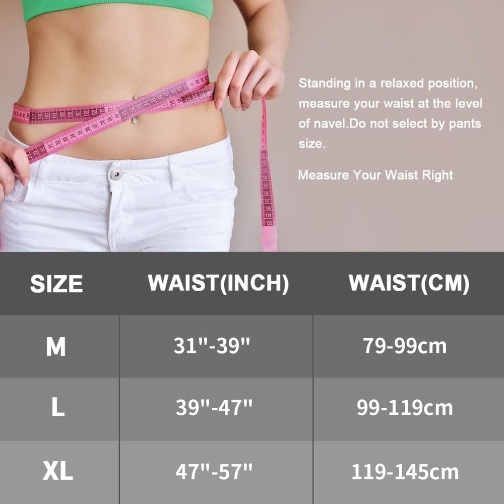 6xigouma XL heated belt adjustable sizes provide snug fit for lower back support